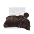 thumbnail image 1 of Cobertor Siberia Borrega Matrimonial 1.80M X 2.20M Chocolate Castelog, 1 of 3