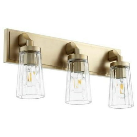 

Quorum International 5201-3 3 Light 21 Wide Bathroom Vanity Light - Brass
