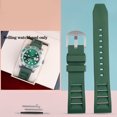 thumbnail image 3 of Correa de reloj de caucho fluorado de liberación rápida de 20 mm y 22 mm para Seiko PROSPE, Breitling, Citizen, pulsera extendida transpirable, 3 of 5