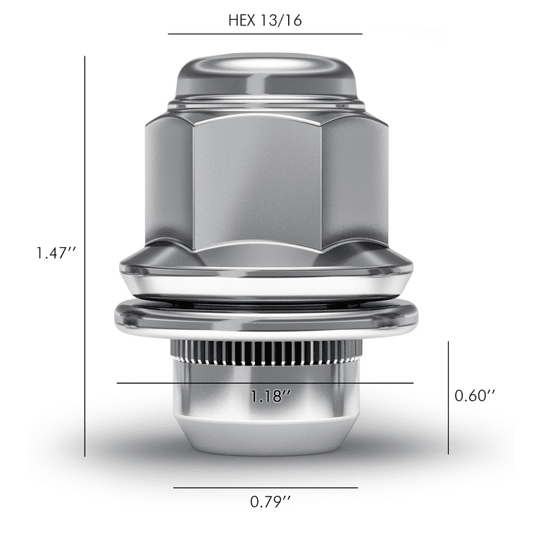 Gorilla Lug Nuts Mag Shank 12mm x 1.5 13/16 Gorilla Lug Nuts Mag Shank 12mm x 1.5 13/16