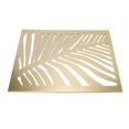 thumbnail image 3 of Decoración artística de pared con hojas de palma doradas, escultura de pared con hojas de palma doradas, decoración de pared de Metal hueco, muy versátil, 3 of 8