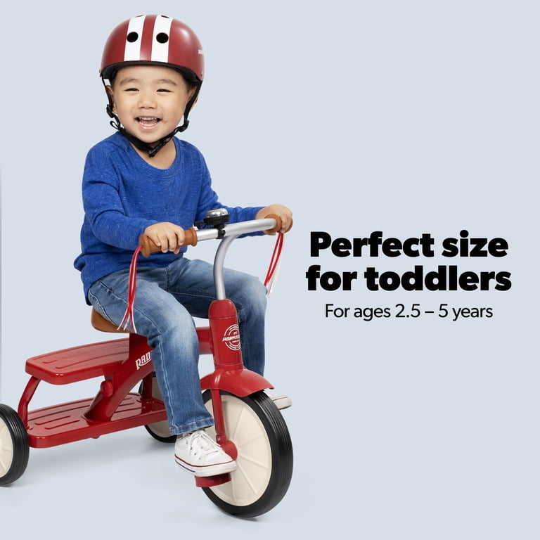 Radio Flyer Classic Double Deck Trike with Steel Frame for Ages