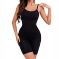 thumbnail image 2 of qelini Spaghetti Strap Camisole Tank Top Plus Size Tummy Control Body Shaper Two Piece Set Casual Shapewear, 2 of 6