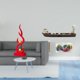 thumbnail image 2 of Figura de resina de de llama abstracta, escultura de fuego moderna, quemador artesanal, adorno de mesa, decoración de Halloween para patio, o, 2 of 8