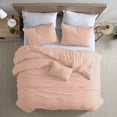 thumbnail image 2 of Modern Threads Beck 4-Piece Garment Washed Adult Comforter Set, Silver Peony, Full/Queen, 2 of 4