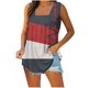 thumbnail image 1 of Puntoco Camisetas sin mangas para mujer Camiseta sin mangas estampada para mujer Top suelto, 1 of 5