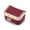Wine, variant on TIMIFIS Mini Jewelry Case, Portable Leather Travel Jewelry Organizer with Lock for Woman Girls, Small Ring Box for Earring/Ring/Necklace/Bracelet(Black)