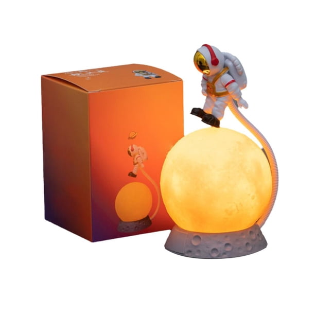 Wartleves Lámpara colgante con forma de astronauta y forma de luna, nueva K8
