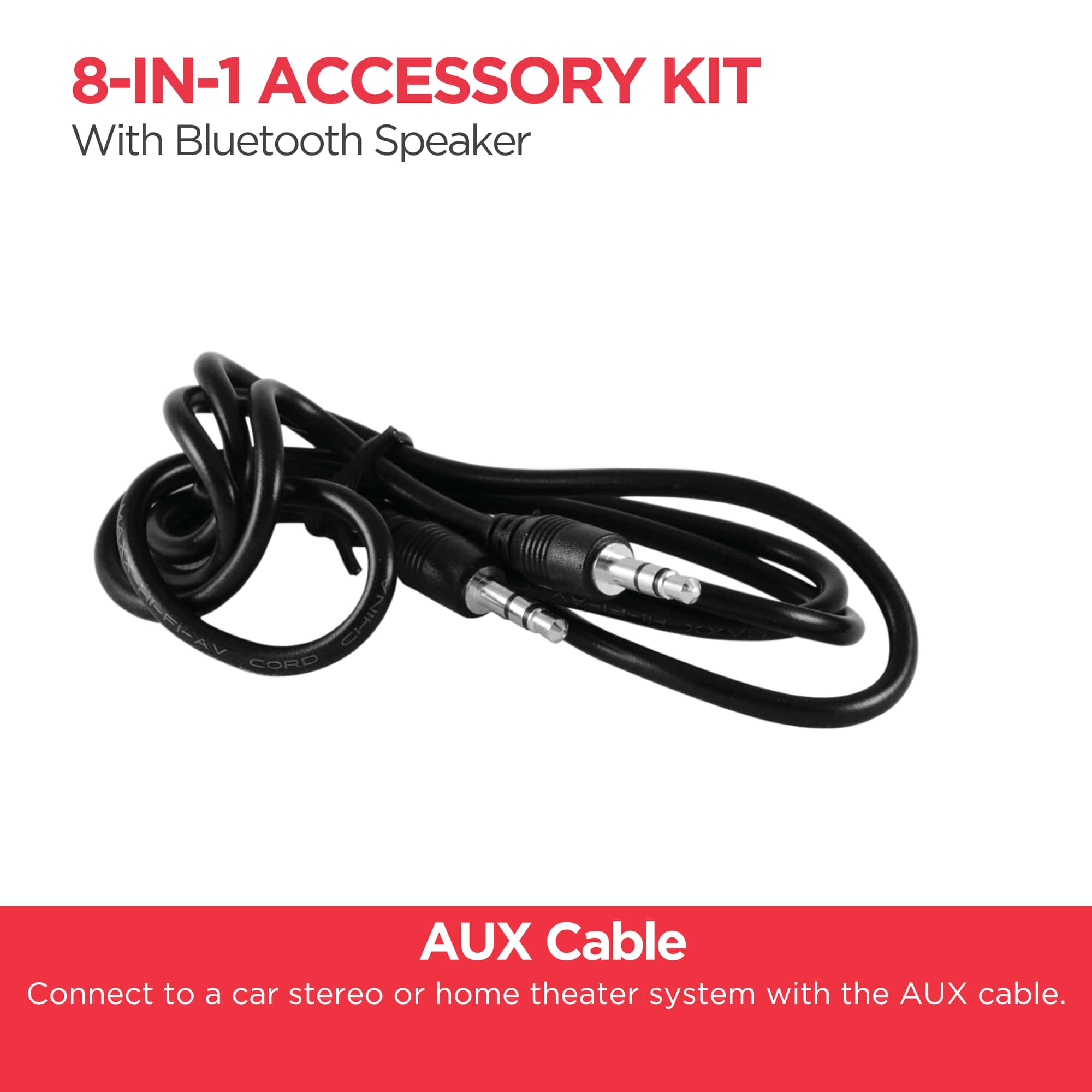 ematic accessory kit with wireless speaker