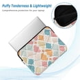thumbnail image 2 of FORMRS 15-15.6 inch Laptop Sleeve Case Soft Carrying Quilted Computer Bag Cover, Pink Abstract Pattern, 2 of 7