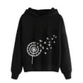 thumbnail image 1 of ICHUANYI Liquidación Sudadera con capucha de manga larga casual para mujer Tops con cordón ligero con capucha suelta Tops ICHUANYI WER202308256864, 1 of 5