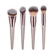 thumbnail image 1 of Sombra de ojos, regalos para mujeres, 4 piezas de pinceles de madera para sombras de ojos y cejas, juegos de pinceles de maquillaje, herramientas, pincel de maquillaje, 1 of 4