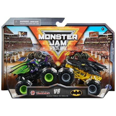 Monster Jam 1:64 Bakugan Dragonoid Vs. Batman Monster Trucks