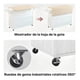 thumbnail image 4 of Isla de Cocina Móvil Multifuncional con Ruedas, Organizador Integrado Gabinetes, Cajones, Especiero, Botellero, Almacenamiento Compacto 100 * 39 * 88.5CM(Blanco), 4 of 8