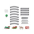 thumbnail image 4 of Juegos de trenes navideños, regalo de Navidad con luz y sonido, juego de trenes de juguete eléctricos de bricolaje, juego de trenes de juguete clásico, 4 of 8