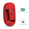 thumbnail image 5 of VIVEFOX 2.4G Thin Silent Mouse, Portable Computer Wireless Mouse(Red), 5 of 6