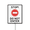 Gyd-28LKLJ, variant on Caution Safety Sign stop No Not Enter Sign with Stake 8x12inch Aluminum Outdoor Decoration Sign Rustproof Sturdy Aluminum Sign for Outdoor Use Easy Install Set of 1