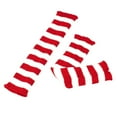 thumbnail image 4 of Acrylic Socks Warmer, Leg Warmer, FNGZ Men's and Women's Winter Striped Knit Yarn Warm Boot Leg Guards Foot Pile Socks, 4 of 4