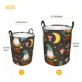 thumbnail image 5 of Daiia Gnome Insect Frog Round Laundry Basket with Handles Thickened Waterproof Circular hamper,Dirty Clothes Storage Basket for Bedroom,Bathroom,College Dorm-Small, 5 of 8