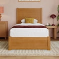 thumbnail image 4 of AFI Aveline Twin XL Platform Bed with Matching Footboard & Twin XL Trundle, Light Toffee, 4 of 13