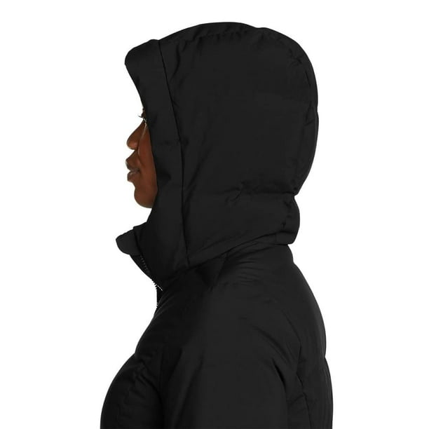 Eddie Bauer Women's Glacier Peak Seamless Stretch Down Parka, Black, XX