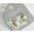 thumbnail image 2 of Cristaux d'Or Cézanne avec Boucles d'Oreilles en Perles, 2 of 2