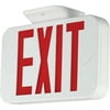 Progress Lighting PE008 LED Exit Sign with Red Letters