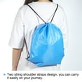 thumbnail image 5 of Unique Bargains 42x34cm Nylon Drawstring Bag Bulk Storage Cinch Backpack Sack, Pink 10 Pack, 5 of 5