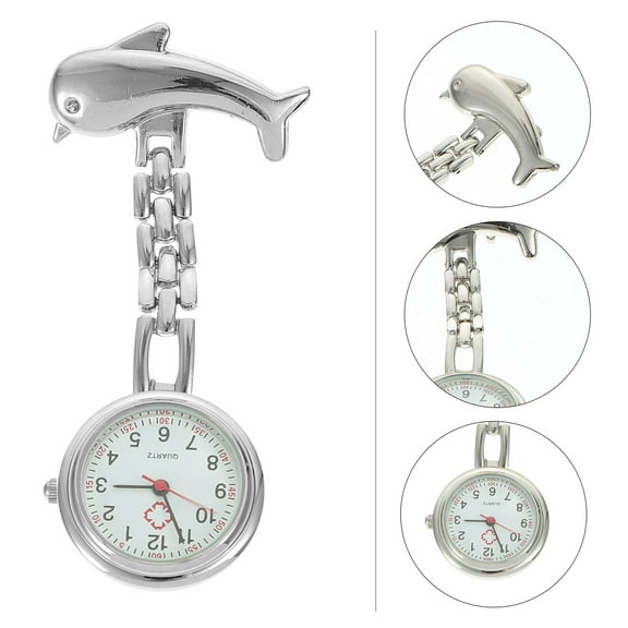 HEMOTON Shaped Brooch Watch for Time Durable Alloy and Metal Ladies Gift