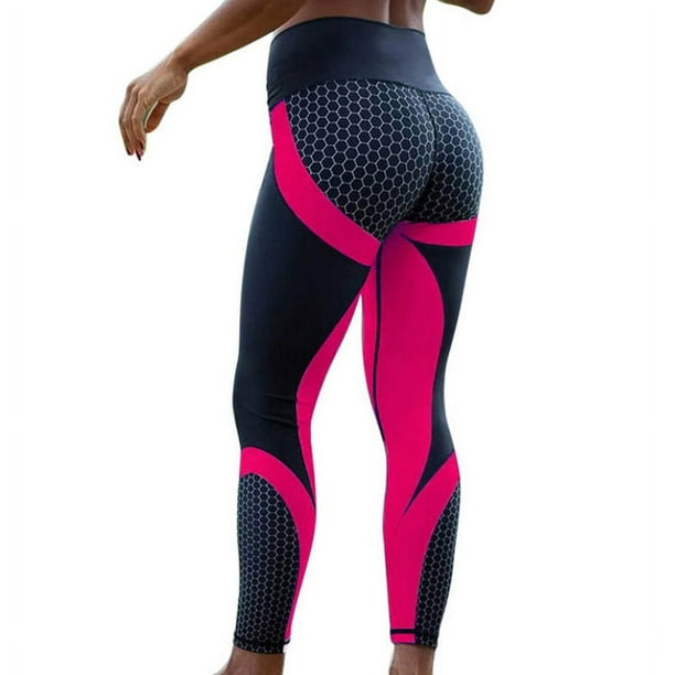 Ropa de yoga estampada, pantalones deportivos casuales de cintura alta que levantan la cadera, pantalones de yoga de secado rápido, pantalones ajustados