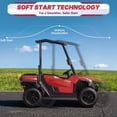 thumbnail image 2 of Wisairt 24V Kids Golf Cart, 4WD 2-Seater Electric Power Car Wheel for Big Kids, 4×200W Motors, Ages 3-8, Remote Control, Detachable Awning, Electric Dump Bed & Shovel, Red, 2 of 12