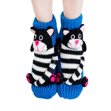 

Seyurigaoka Women Girls Socks Cute 3D Cartoon Animal Patterns Stocking Medium Tube Socks