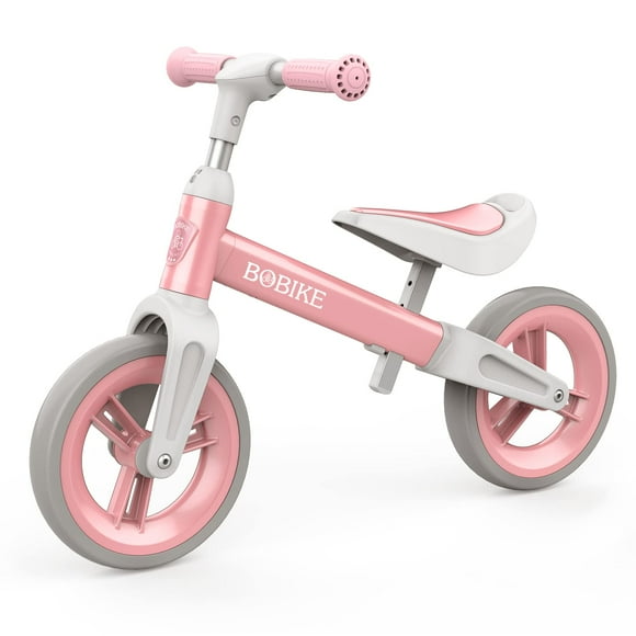 Bobike Vélo d'Équilibre pour Tout-Petits Jouets pour Filles et Garçons de 1 à 3 Ans Siège et Guidon Ajustables Vélo d'Entraînement Sans Pédales Meilleurs Cadeaux pour Enfants (Rose)