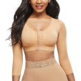thumbnail image 1 of Womens Shapewear 3/4 Sleeve Arm Shaper Front Closure Compression Bra Post Surgery Posture Corrector Tank Top, 1 of 3