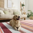 thumbnail image 4 of FULIE 6'x9'Boho Area Rugs Living Room Rugs Non-Slip Carpet Rug,Red, 4 of 7