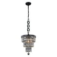 thumbnail image 2 of Elegant Lighting Bastille 12" 3 Light Royal Crystal Pendant Lamp, 2 of 2