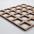 thumbnail image 5 of Ekena Millwork 7 3/8"W x 7 3/8"H x 1/4"T Extra Small Manchester Decorative Fretwork Wood Wall Panels, Hickory, 5 of 18