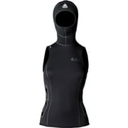 Angle View: Waterproof U1 2/5mm Women's Hooded Vest with Hood Air Venting System (HAVS) - Small