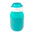 thumbnail image 1 of Bolsa reutilizable de silicona Bottle Squeasy Snacker Aqua de 180 ml, 1 of 9