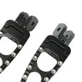 thumbnail image 4 of Reposapiés Reposapiés Pedales para Scrambler 400800 1100 15-20 Frente Negro Baoblaze estriberas de motocicletas, 4 of 8