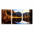 thumbnail image 2 of IDEA4WALL 3 Piece Nature Canvas Wall Art Waterfall in Forest Canvas Prints Modern Home Wall Decor, 24"x36", 2 of 5