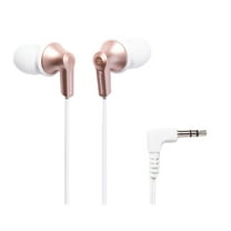 Panasonic ErgoFit Earphones, Neodymium Drivers, RP-HJE120 (Rose Gold), RP-HJE120-N