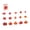 3, variant on Leaves PET Sticker Removable Waterproof Decorative Sticker Label for Scrapbooking Notebook Journal Phone Case Laptop