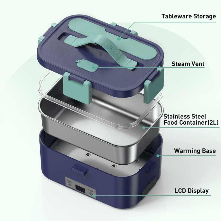 Electric Lunch Box Food Heater with 2L Stainless Steel Container photo 7