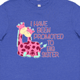 thumbnail image 4 of Inktastic I Have Been Promoted to Big Sister Pink Youth T-Shirt, 4 of 5