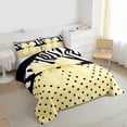 thumbnail image 3 of Castle Fairy Kawaii Ribbon Bow Twin Comforter Sets,Animal Zebra Print Bedding Set, 3 of 8