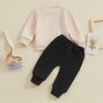 thumbnail image 5 of HCNTES Baby Boy Winter Clothes Boy Baby Clothes Boys Winter Letter Printed Long Sleeved Trousers Suit Baby Cotton 9 12 18 24 Months 2T 3T Outfits Boy Clothes, 5 of 7