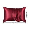 thumbnail image 3 of Dvumao Sleeping Pillows Clearance, Pcs Emulation Silk Satin Pillowcase Comfortable Cover Pillowcase For Bed Hair Beauty Covers, Women Gifts, 3 of 8