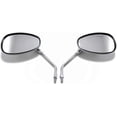 thumbnail image 5 of Motorcycle Rearview Mirrors, Universal Fitment Chrome Plastic Body Metal Shaft For Enhanced Visibility And Style, 5 of 5