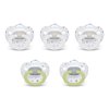 NUK Orthodontic Pacifiers, 6-18 Months, 5 Pack, Timeless Collection
